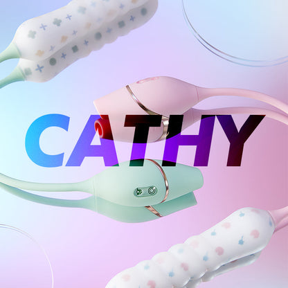 KISTOY Cathy Pro三重奏秒潮抽插吮吸震动App控制炮机