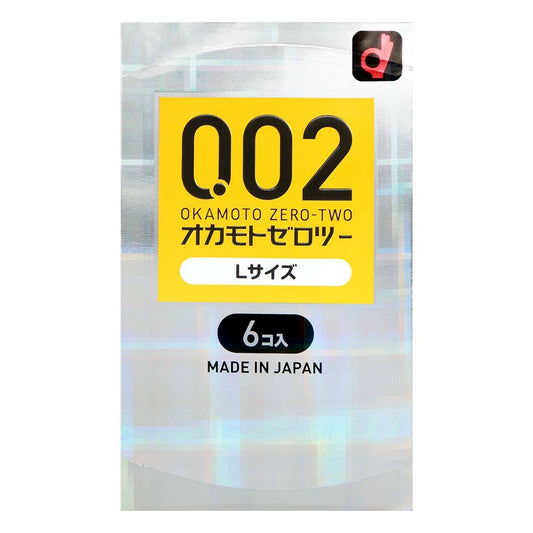 日本冈本0.02安全套6只大号装